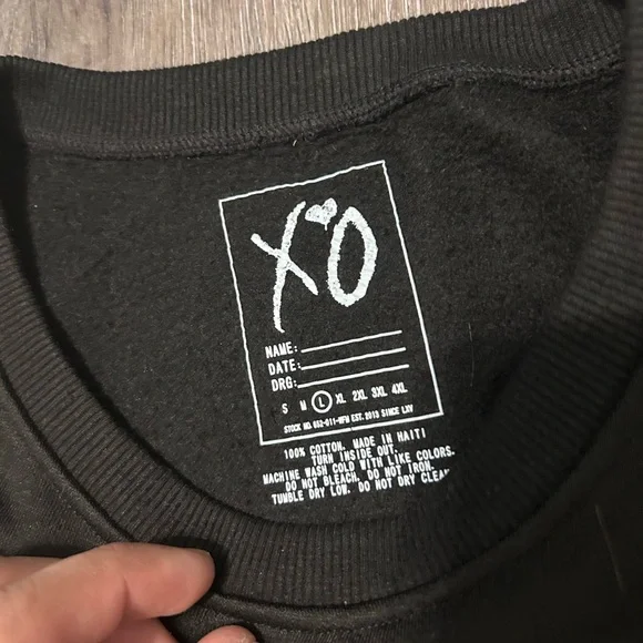 The Weeknd Kiss Land 10 Year Super Fantastic Crewneck Size Large Black 2023 - Picture 5 of 7